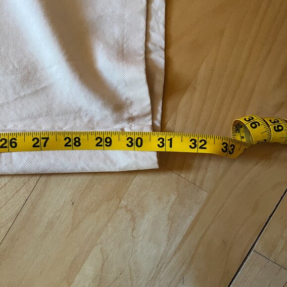 Primark High-waist Wide Leg Dress Pants Ivory Size 4 - Picture 7 of 8